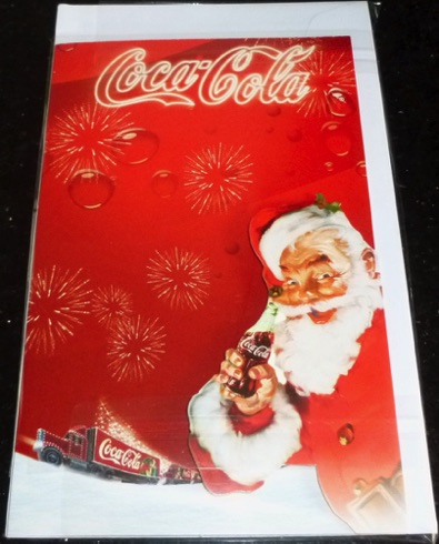 2313-11 € 1,00 coca cola kerstkaart met enveloppe